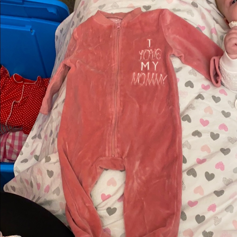 I love my mommy footie